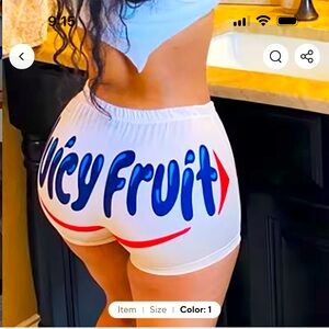 Sexy High Waisted Booty Shorts Leggings Summer Fitness Clothing Juicyfruit